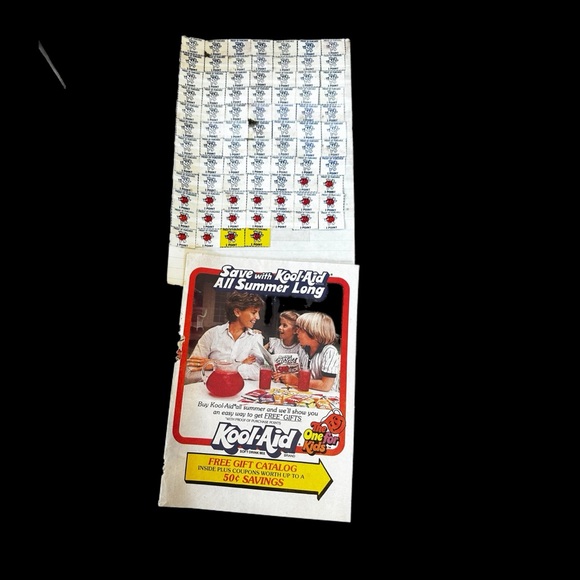 Kool Aid | Other | Vintage Lot Kool Aid Man Points 98s Catalog Coupons ...